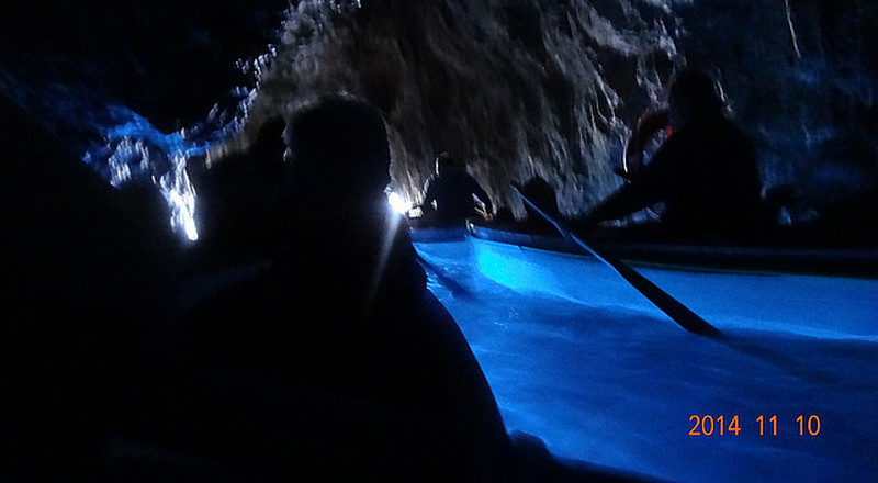 Inside the Blue Grotto