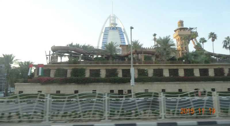 Looking Back at the Burj Al Arab Jumeirah