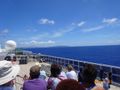 First View of Easter Island from the Lookout Deck