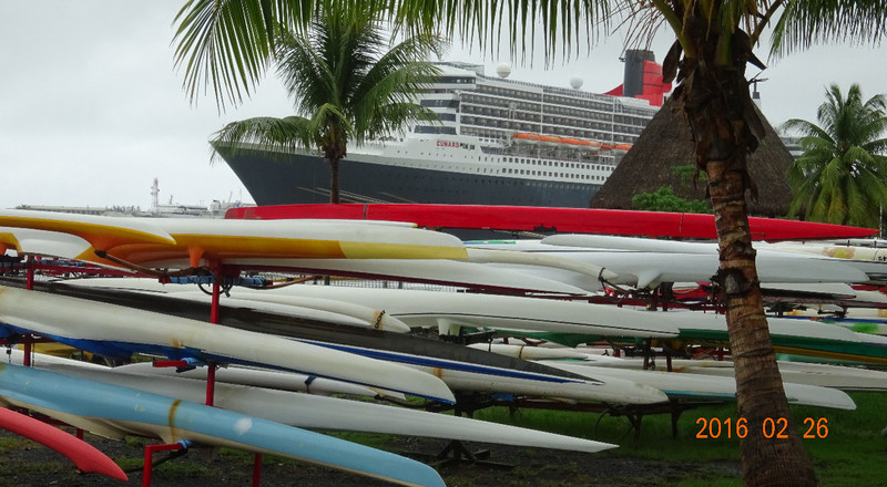 Canoes and the Queen Mary 2