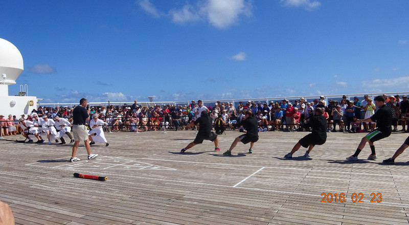 Crew Tug-of-War Competition for Charity