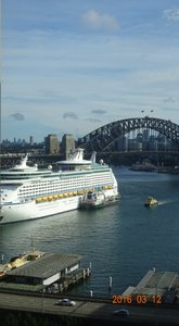 Royal Caribbean Ship in Sydney Harbour