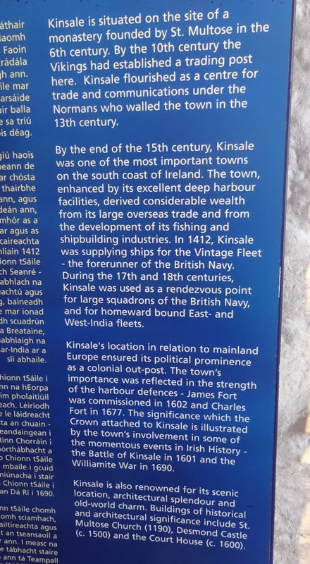 Kinsale History