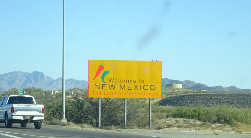 Entering New Mexico from the South