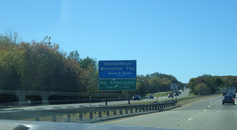 Entering Connecticut