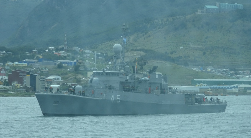 Argentinean Navy in Port at Ushuaia