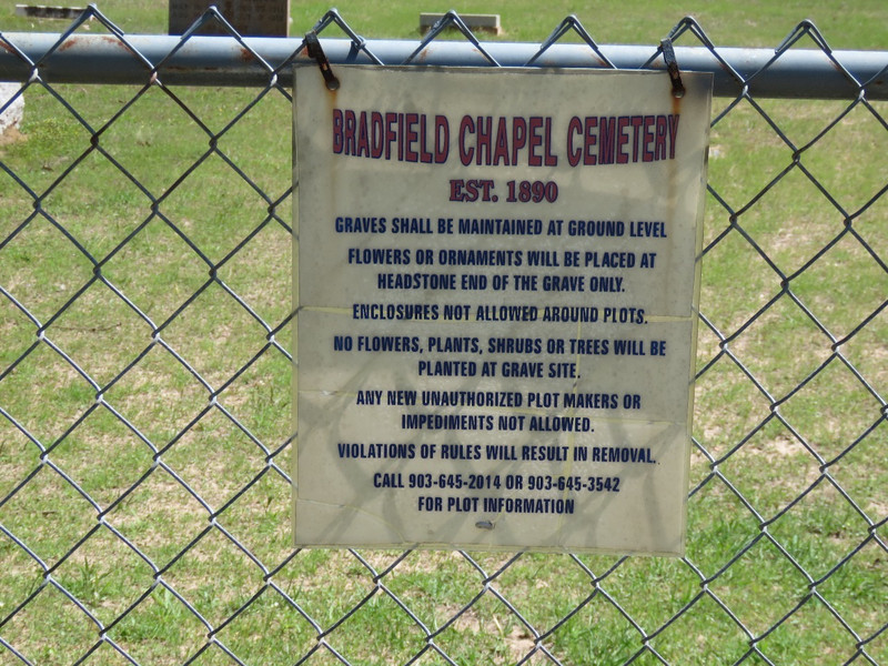 Bradfield Chapel Cemetery