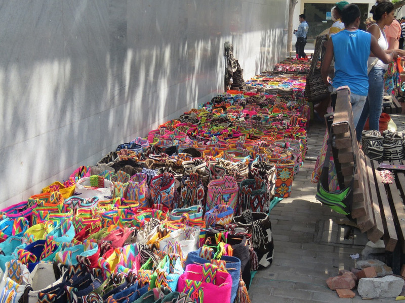 Crafts for Sale Outside the Gold Museum