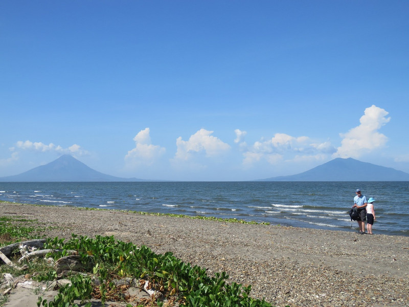 Two Volcanos in Lake Nicaragua