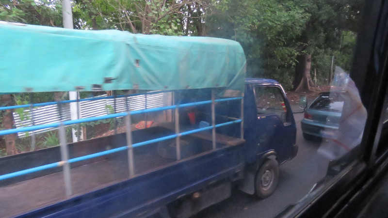 Truck for Transporting People in the Back