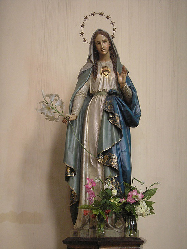 Madonna in the church