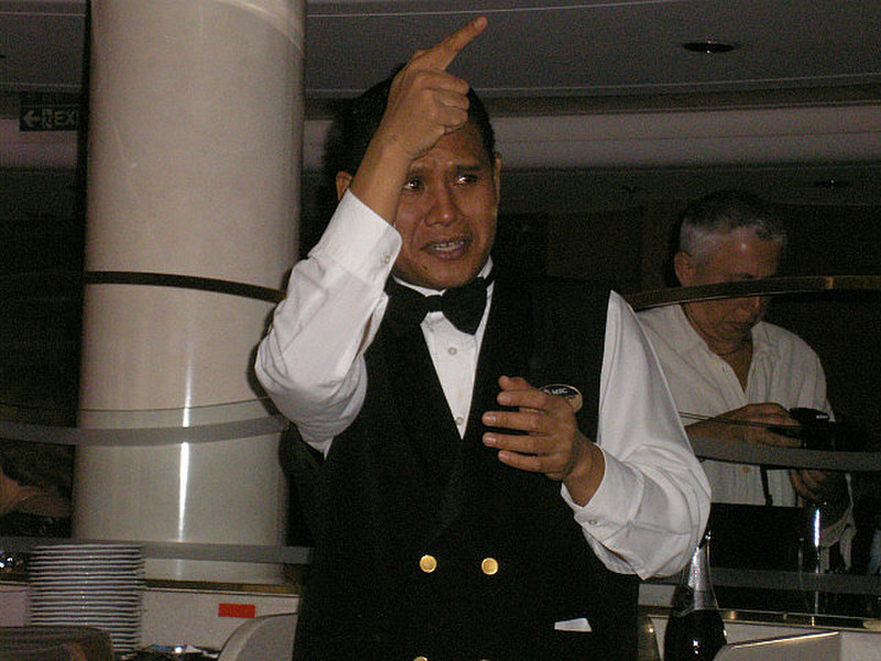 Our Waiter, Wardana from Indonesia