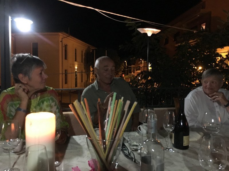 dinner with Barbara & Johncarlo with Jim & Claudia