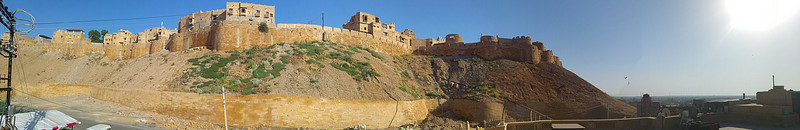 View of Jaisalmer fort from hostel