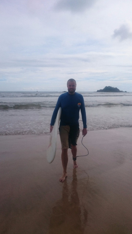 Phil after an epic surf