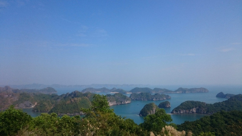 Ha Long Bay from victory monument, Cat Ba