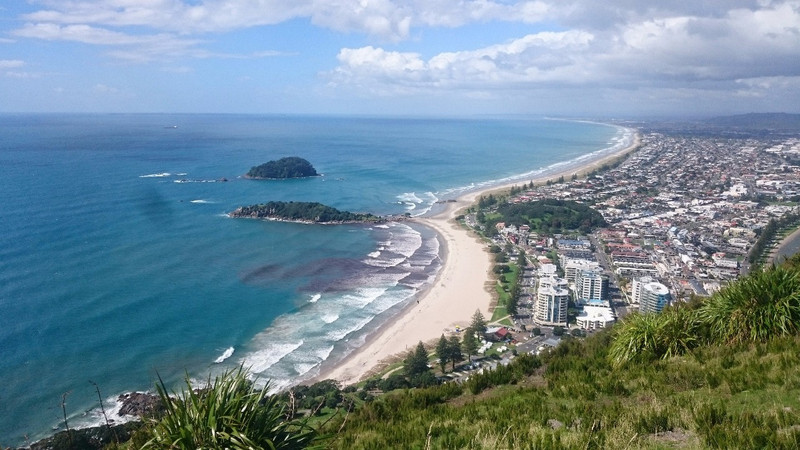 View from the top of Mount Maunganui