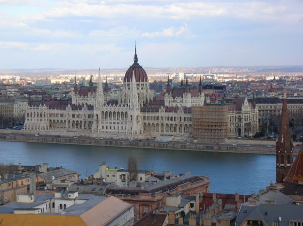 Pariliament Building on the Danube River