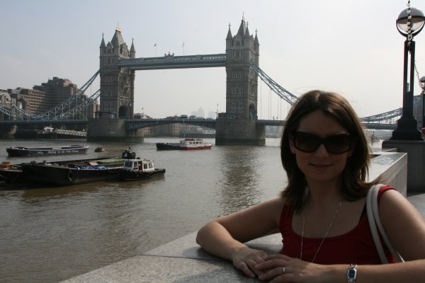 Mandi at Tower Bridge (AKA London Bridge)