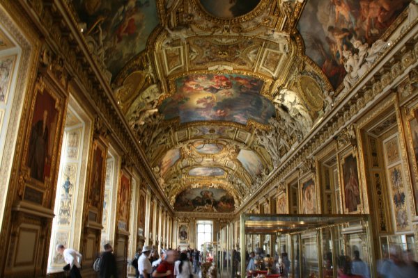 The halls of the Louvre