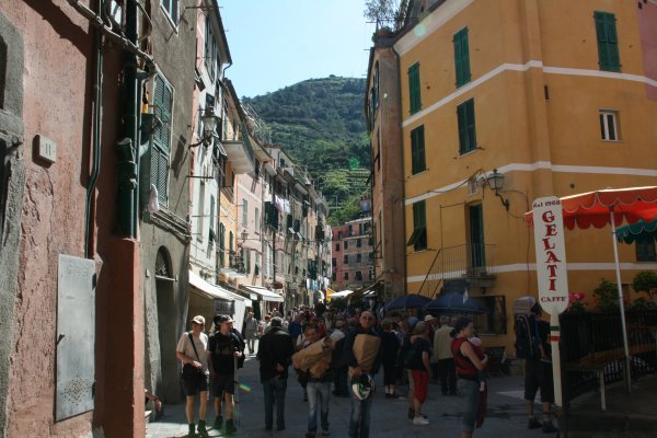 The streets of Vernazza