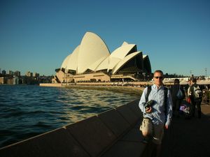 Matt in front of the Opera House