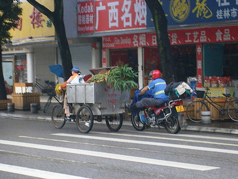 Bike with a small load!!