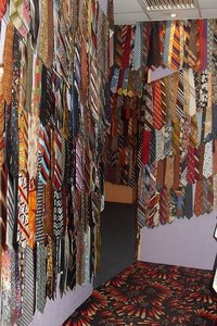 A few of the ties that were displayed