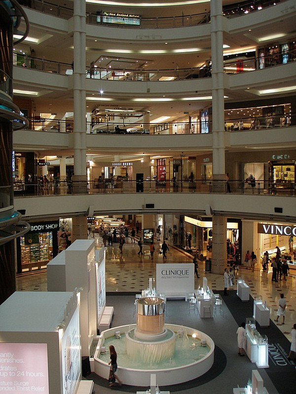 Shopping Centre below the towers