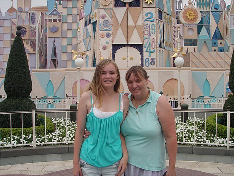 Us outside It&#39;s a Small World&#39;