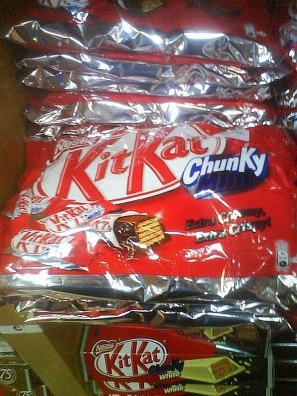another variety of chunky Kit Kats