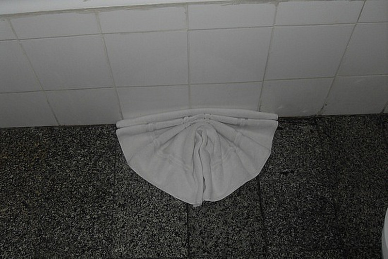Shower mat nicely placed