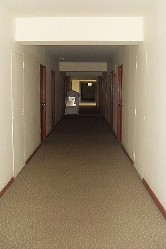 Our room was at the very end of the corridor