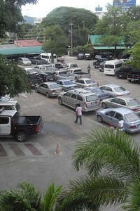 Carpark at River Kwai Hotel