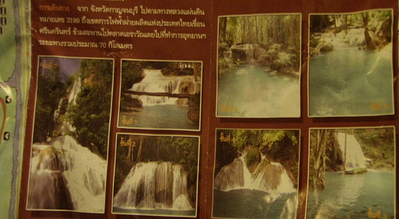 Erawan Falls brochure