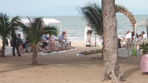 The wedding on the beach