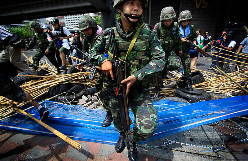 19 May (1) - Army stormed a barricaded area