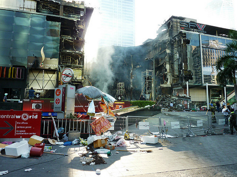 19 May  (8) - CentralWorld after the fire