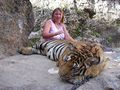 Kate and tiger