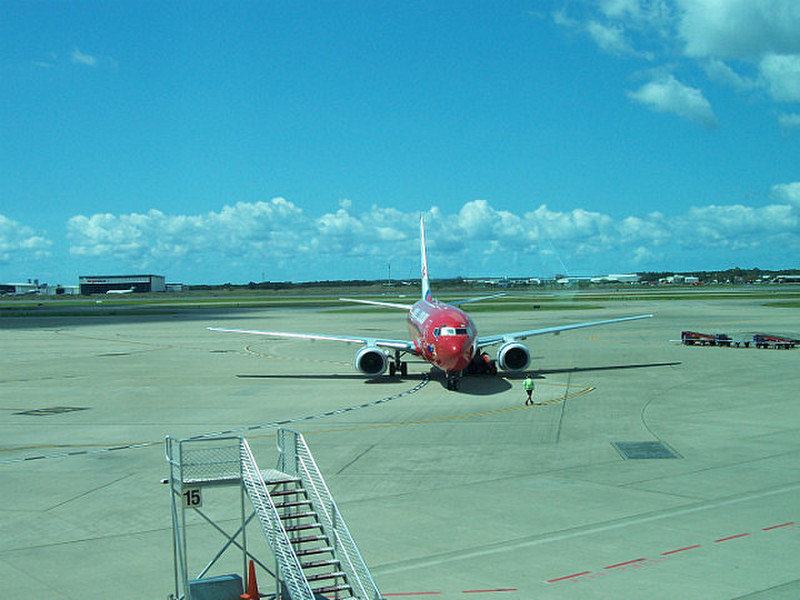Our plane to Cairns