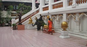 Monk at the temple