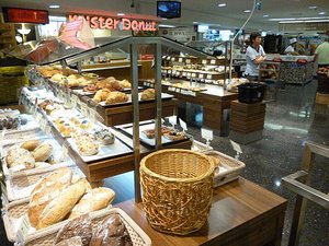 Supermarket bakery section