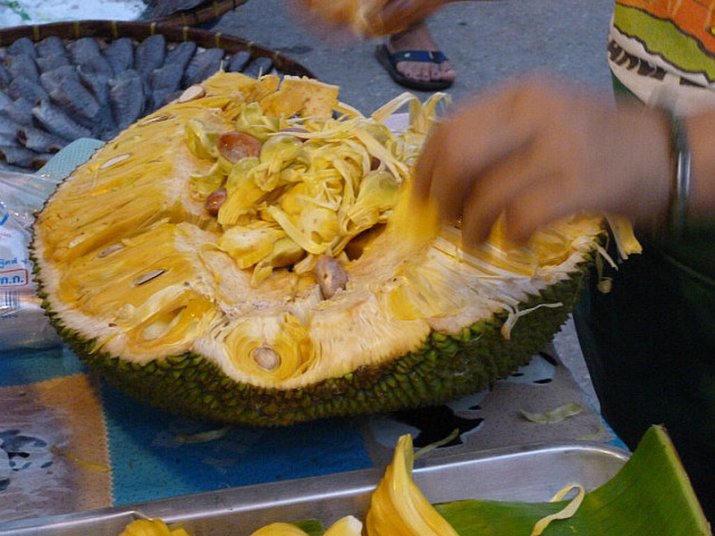 Durian is the King of Thai fruit.