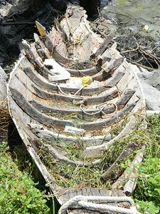 Shell of a boat
