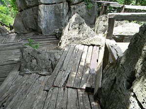 Platform at the top of the mountain
