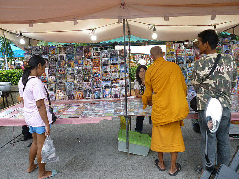Monk purchasing pirated DVD&#39;s
