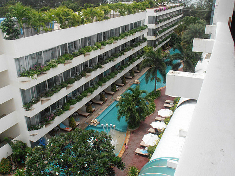 Our room was in far section looking over 2nd pool