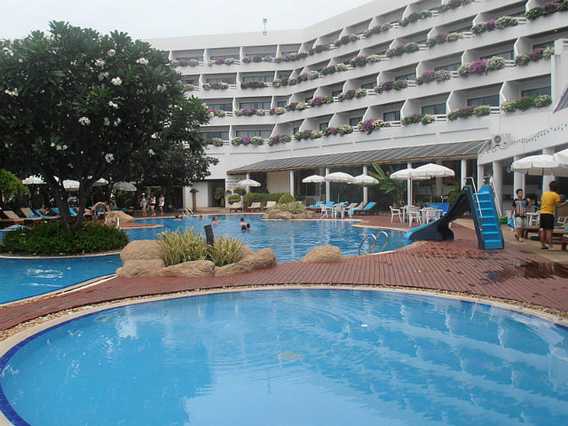 large shallow pool