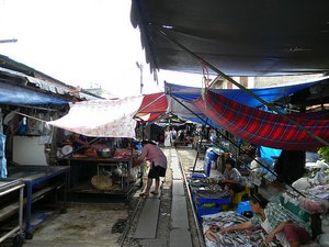 The Maeklong Railway Market
