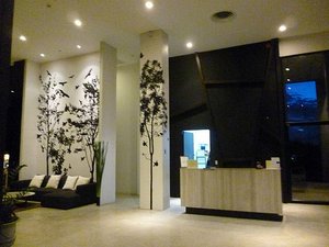 Foyer and reception of Vismaya Hotel